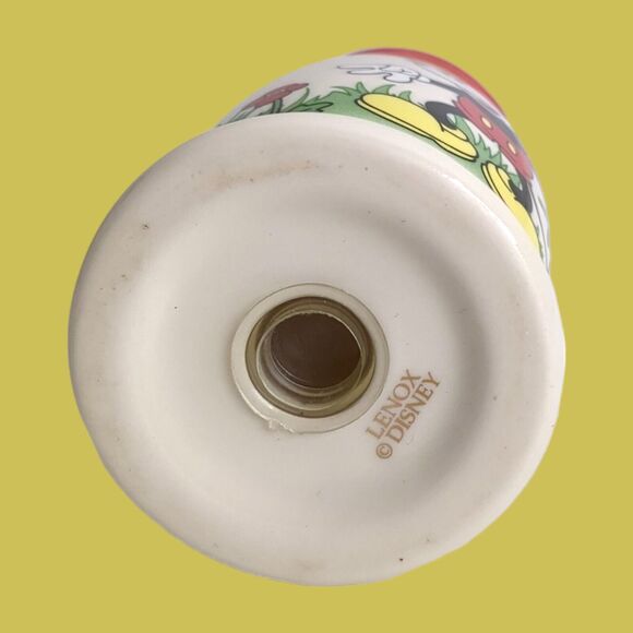 Lenox Disney Mickey & Minnie Salt And Pepper Shakers ~ Red & Black 3.75" VTG - Picture 6 of 13